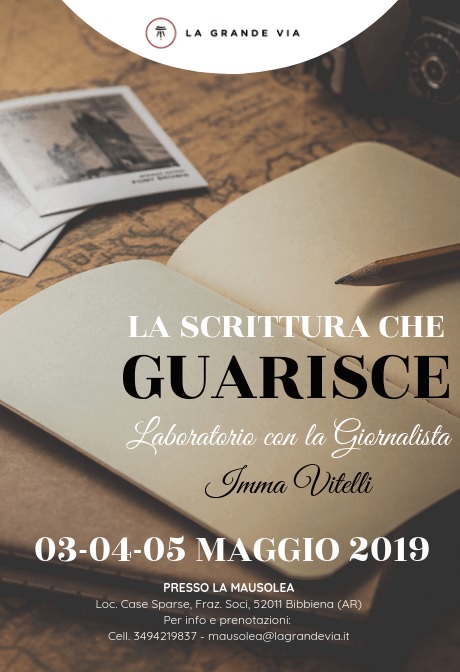 La scrittura che guarisce, 3-5 maggio scrittura che guarisce