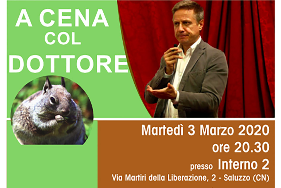 A cena con il dottore – 3 marzo, Saluzzo (CN)