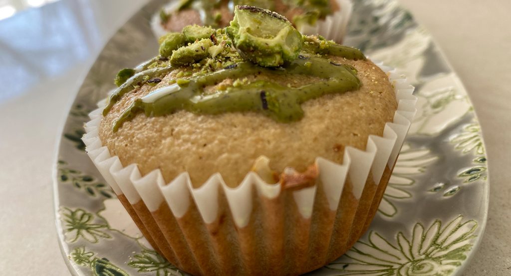Muffin con cuore morbido al pistacchio – Ricetta Muffin-al-pistacchio