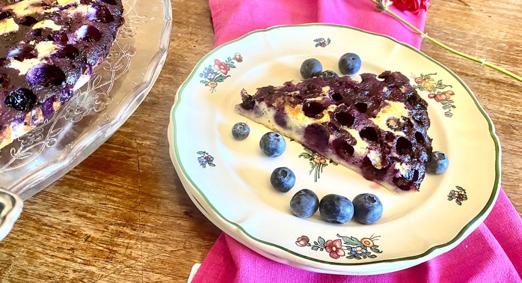 Clafoutis di mirtilli – Ricetta Clafoutis