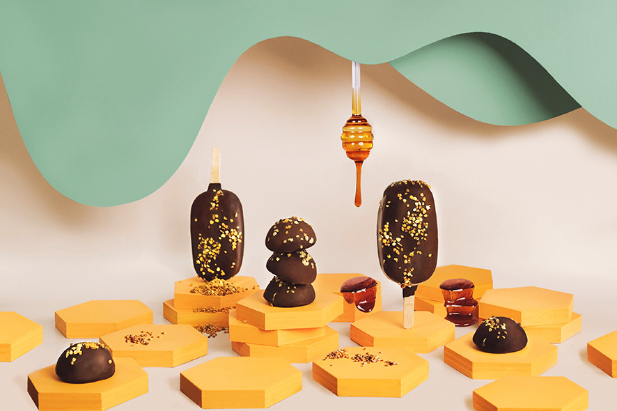 Il gelato fatto dalle api