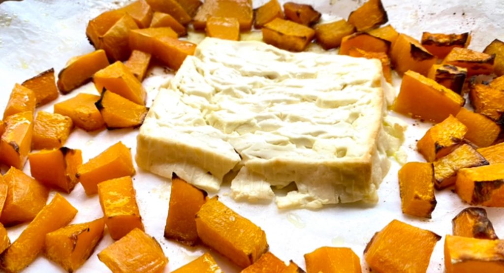 Feta al forno con zucca – Ricetta
