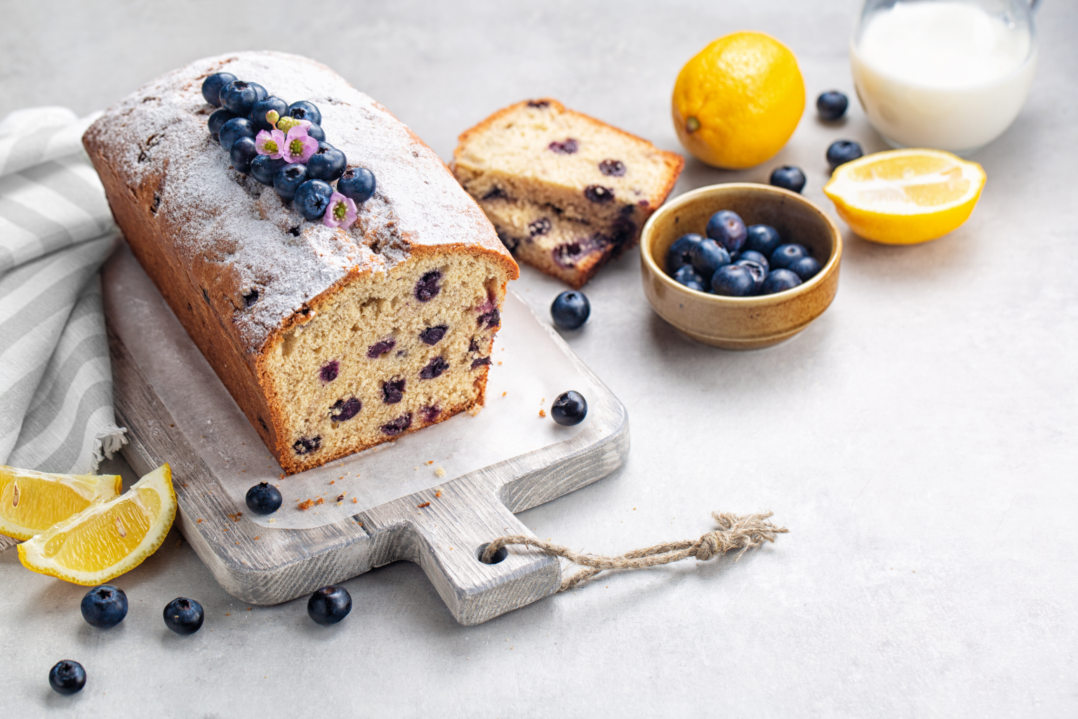 Plumcake mirtilli e limone – di Lyda Bottino